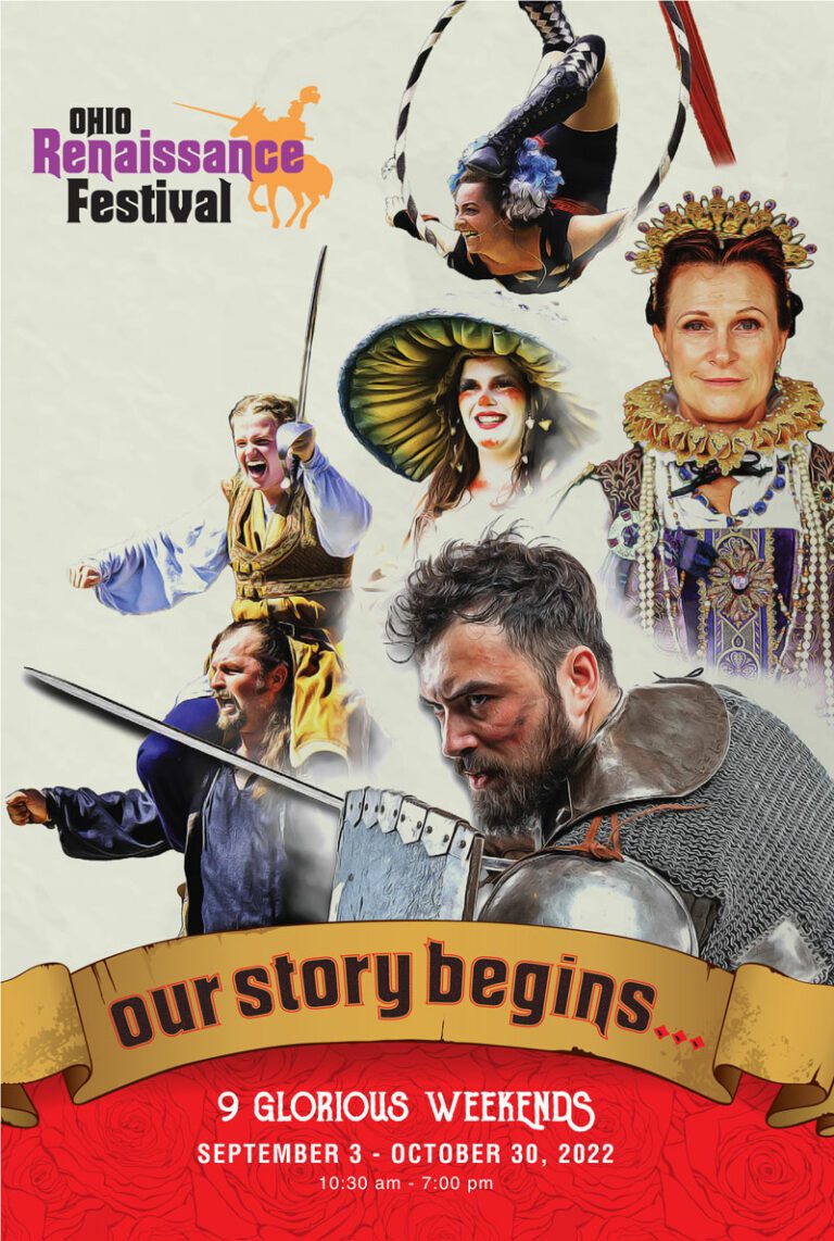 Ohio Renaissance Festival 2023 program cover